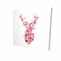 Fondo 16 x 16 in. Deer In Cherry Blossoms-Print on Canvas FO2789232
